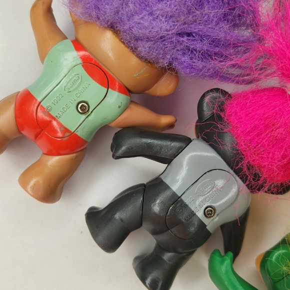 Vintage 1992 Soma Light-Up Troll Dolls Lot Toy Figure Collection - Picture 5 of 6